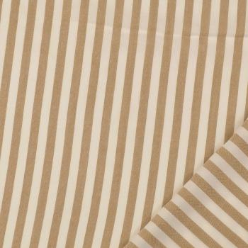 Viskose mit Streifen, beige